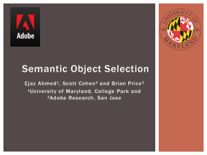Semantic Object Selection