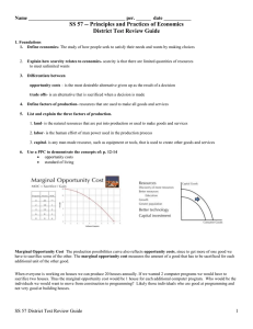 SS 57 -- Principles and Practices of Economics