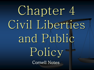 Chapter 4 Civil Liberties and Public