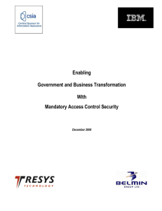 Enabling  Government and Business Transformation With