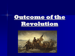 Outcome of the Revolution