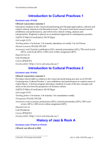 Introduction to Cultural Practices 1