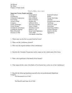 AP History Mr. Dunn Chapter 14 Study Guide
