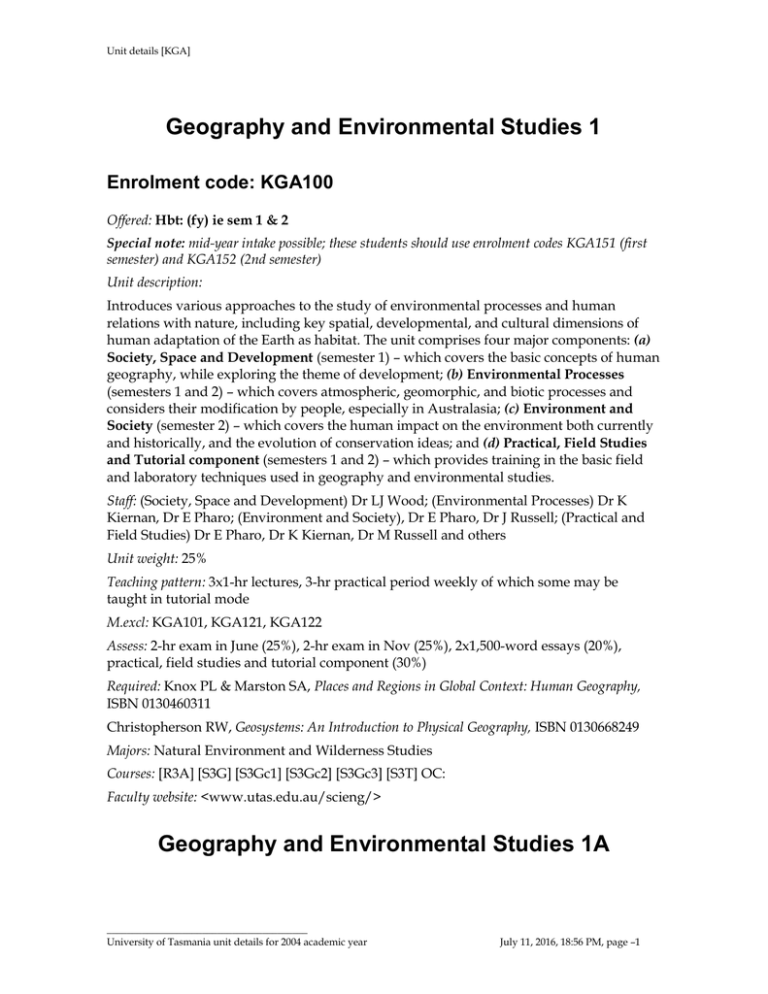 research topics in geography and environmental studies pdf