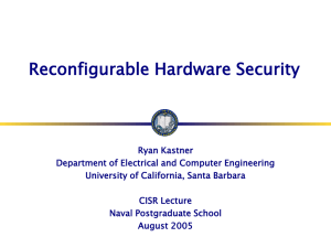 Reconfigurable Hardware Security
