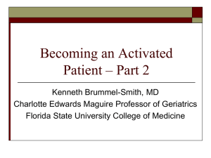 Becoming an Activated Patient – Part 2