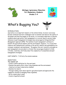 What’s Bugging You? Michigan Agriscience Education For Elementary Students