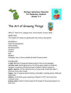 The Art of Growing Things : Michigan Agriscience Education