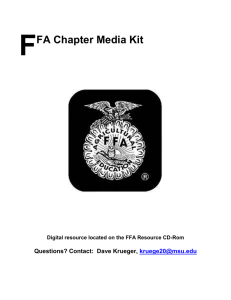 F FA Chapter Media Kit  eger,