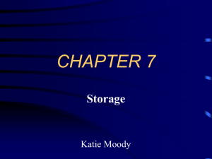 CHAPTER 7 Storage Katie Moody