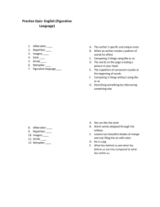 Practice Quiz- English (Figurative Language)