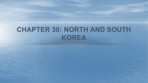 CHAPTER 30: NORTH AND SOUTH KOREA