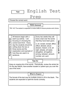 English Test Prep