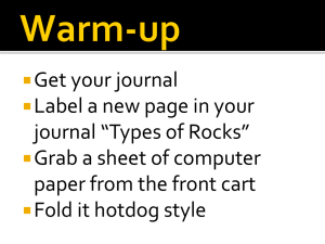 Get your journal Label a new page in your