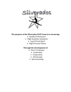 The purpose of the Silverados Drill Team is to encourage