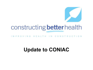 Update to CONIAC