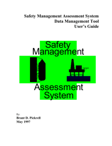 Safety Management Assessment System