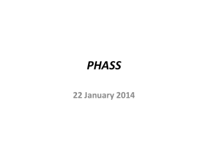 PHASS 22 January 2014