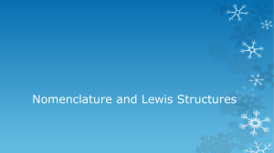 Nomenclature and Lewis Structures