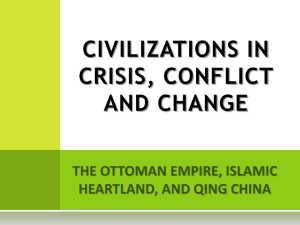 CIVILIZATIONS IN CRISIS, CONFLICT AND CHANGE