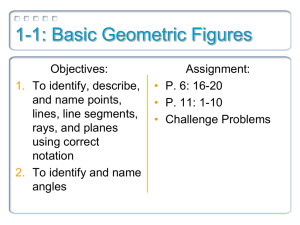 1-1: Basic Geometric Figures