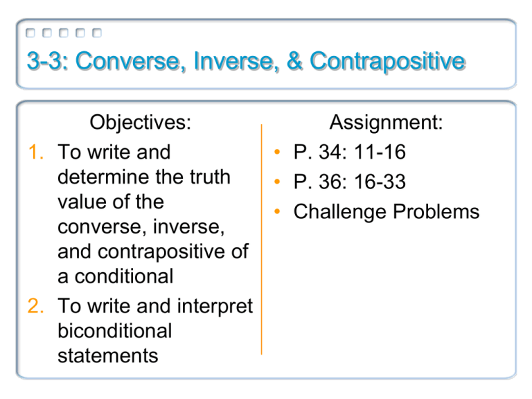 42 Converse Inverse And Contrapositive Worksheet Answers Worksheet Online