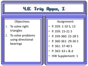 Objectives: Assignment: To solve right P. 359: 1-10 S, 13