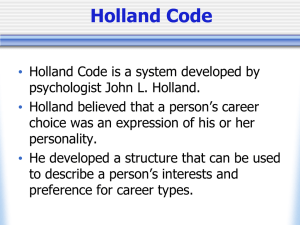 Holland Code