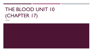 THE BLOOD UNIT 10 (CHAPTER 17) VIDEO