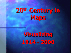 20 Century in Maps Visualizing