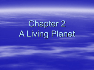 Chapter 2 A Living Planet
