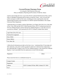 Covered Person Clearance Form