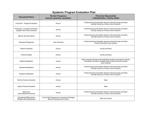 Systemic Program Evaluation Plan