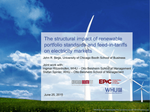 The structural impact of renewable portfolio standards and feed-in-tariffs on electricity markets