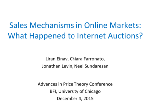 Sales Mechanisms in Online Markets: What Happened to Internet Auctions?