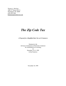 The Zip Code Tax