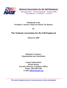 Association for the Self-Employed National