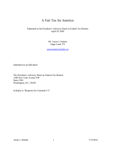 A Fair Tax for America