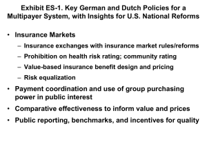 Exhibit ES-1. Key German and Dutch Policies for a