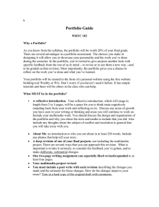 Portfolio Guide