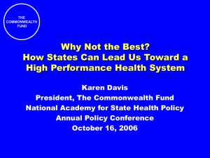 Why Not the Best? How States Can Lead Us Toward a