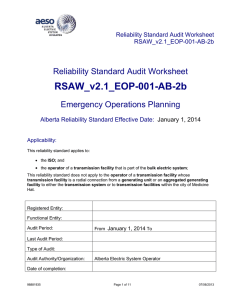 RSAW_v2.1_EOP-001-AB-2b  Reliability Standard Audit Worksheet Emergency Operations Planning