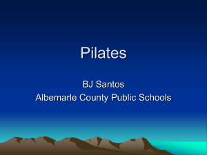 Pilates BJ Santos Albemarle County Public Schools