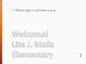 Please sign in and have a seat. »