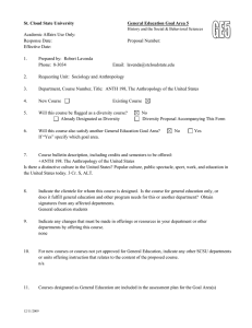 Academic Affairs Use Only: Response Date: Proposal Number: