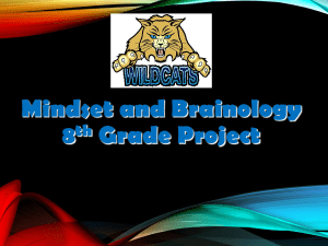 Mindset and Brainology 8 Grade Project th