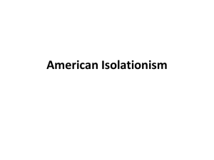 American Isolationism
