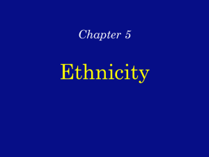 Ethnicity Chapter 5