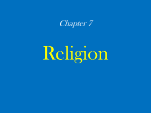 Religion Chapter 7