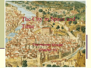 The City in Space and Time The Human Mosaic Chapter 10